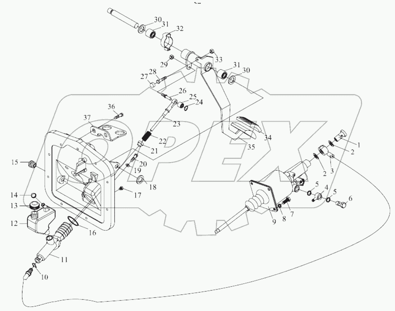  PULL  CLUTCH  CONTROL DEVICE