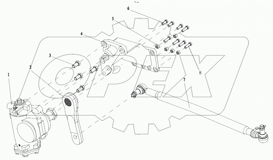  SINGLE SHAFTS STEERING TRANSMISSION DEVIC