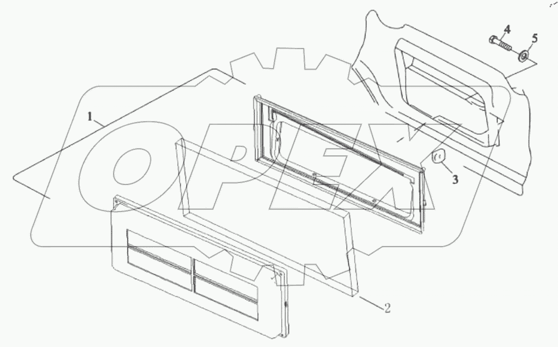  AIR INTAKE BOX ON CAB