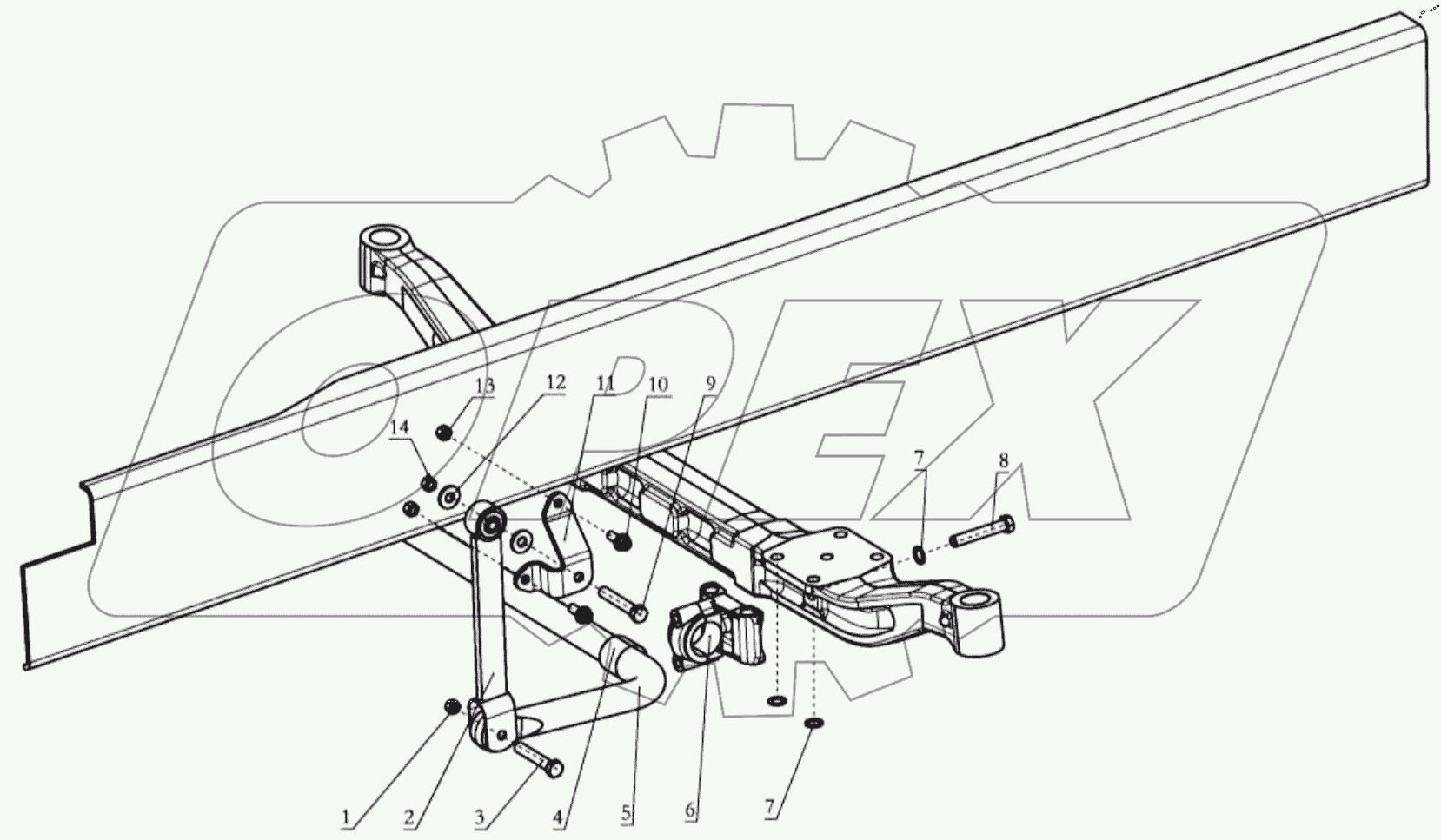  FRONT STABILIZER ASSY  (DC95259680451)