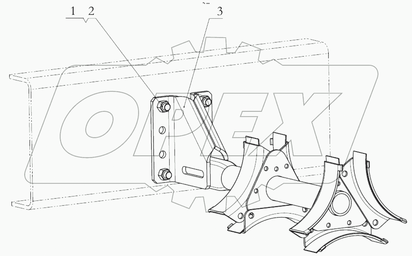  AIR RESERVOIR BRACKET ASSEMBLY