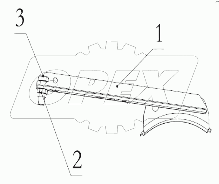  AIR RESERVOIR SUPPORT DC97189361057