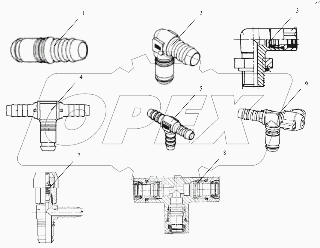  CONNECTING PARTS, LINE & NIPPLE JOINT
