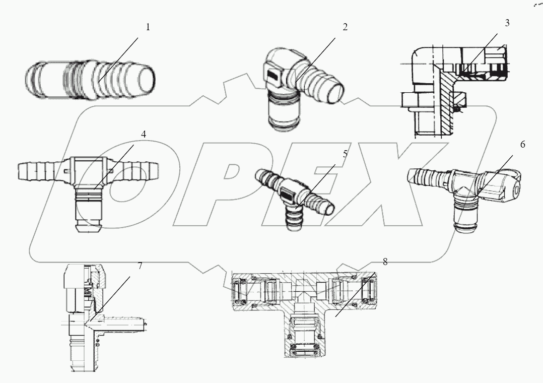  CONNECTING PARTS, LINE & NIPPLE JOINT
