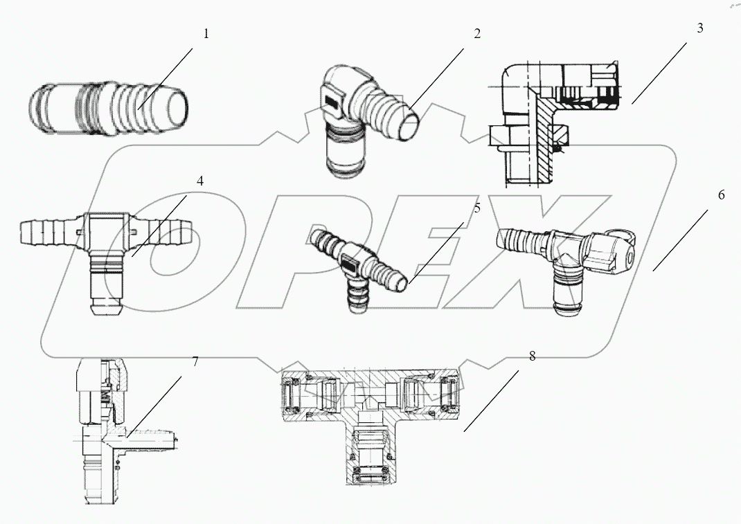 CONNECTING PARTS, LINE & NIPPLE JOINT