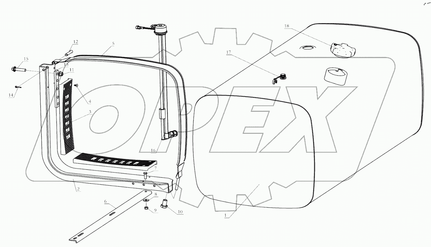  FUEL TANK ASSEMBLY 400L