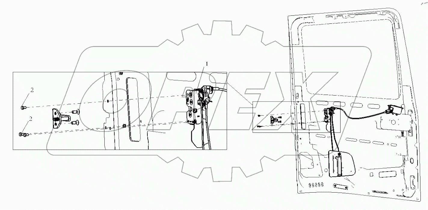  RIGHT DOOR LOCK SYSTEM