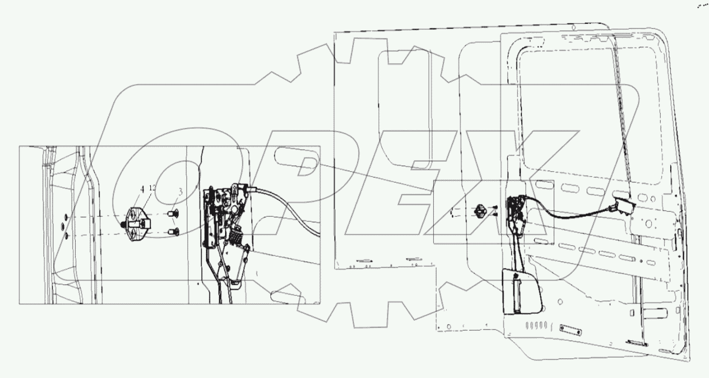  RIGHT DOOR LOCK SYSTEM