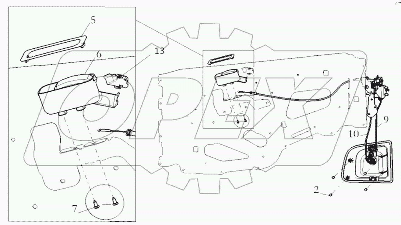  RIGHT DOOR LOCK SYSTEM
