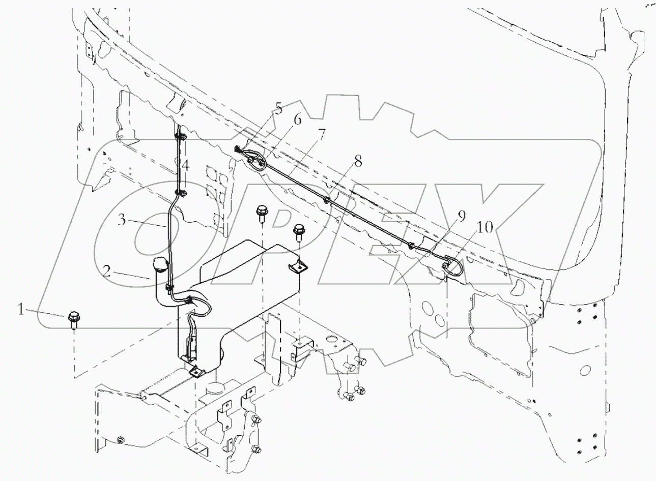  WINDSCREEN RINSE SYSTEM/LEFT