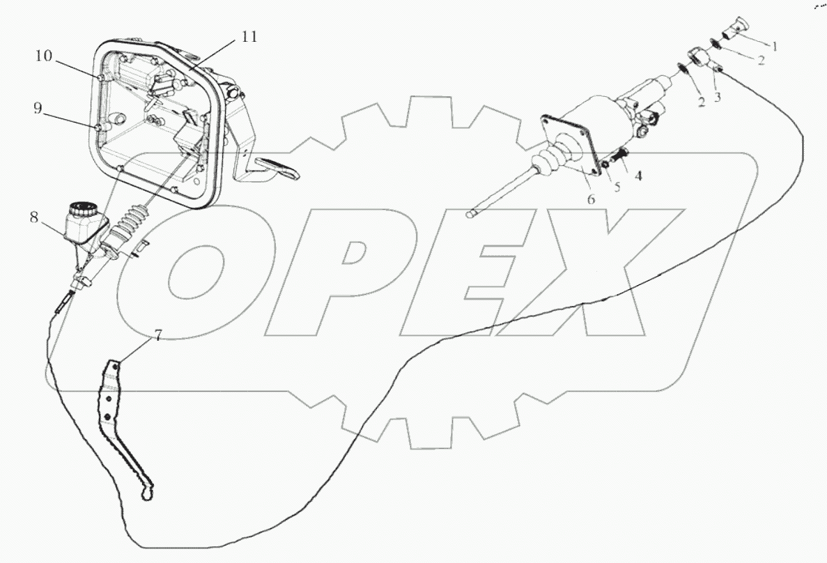  PULL CLUTCH CONTROL DEVICE