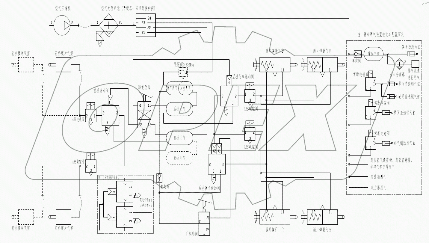  DOUBAL CIRCUIT BRAKE SYSTEM