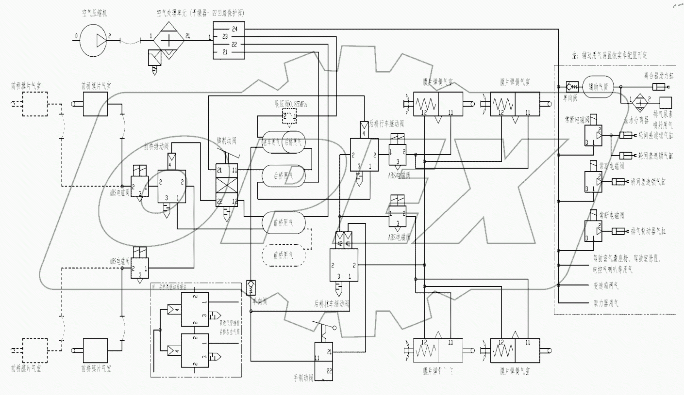  DOUBAL CIRCUIT BRAKE SYSTEM