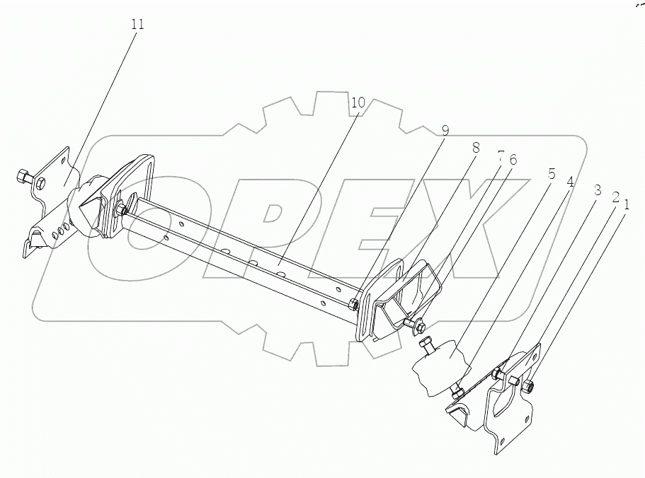  GEAR BOX SUPPORT
