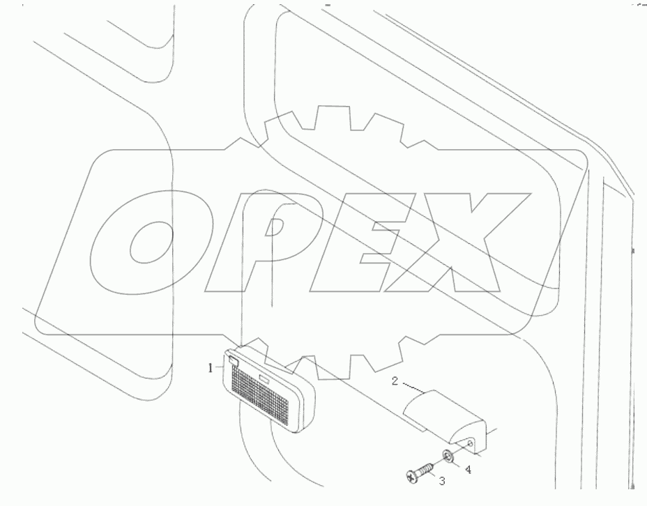  FLOODLIGHT ON REAR PANNEL