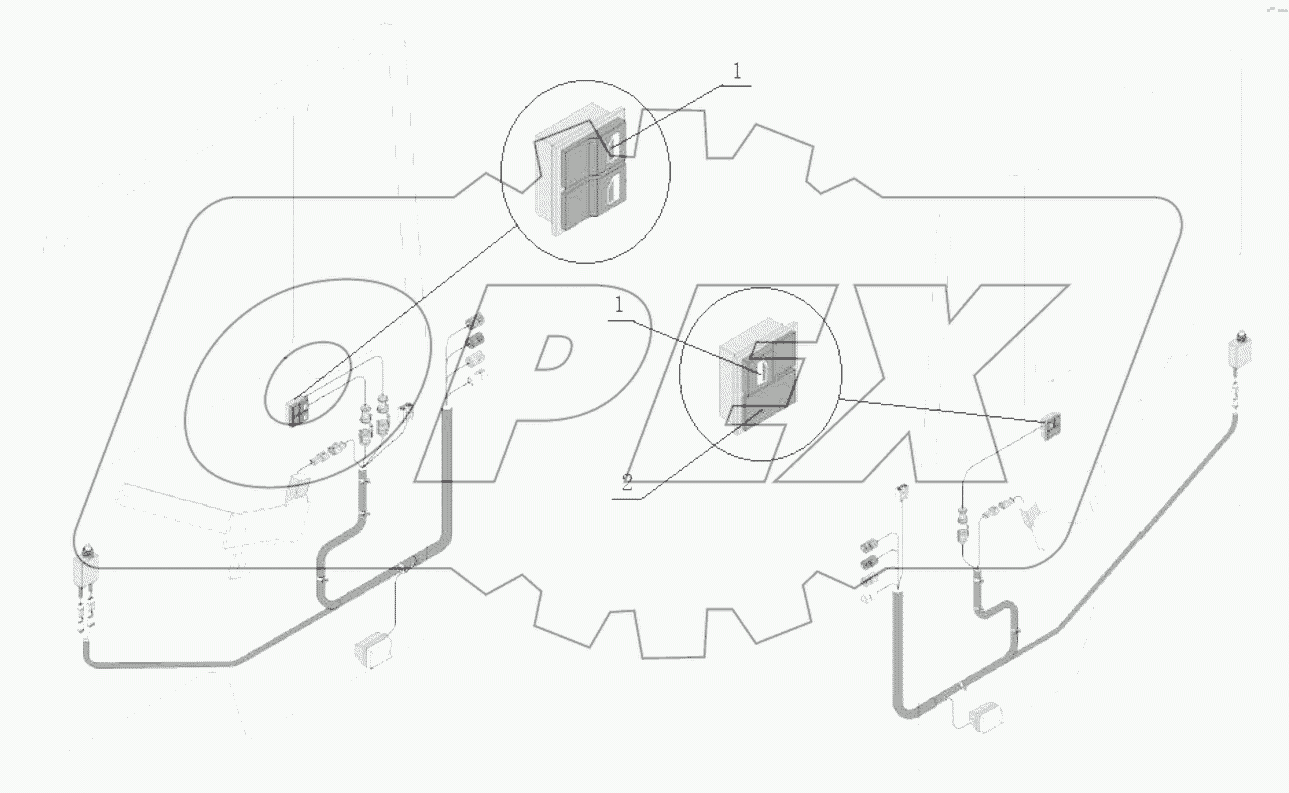 ELECTRIC GLASS LIFTER ROCKER SWITCH