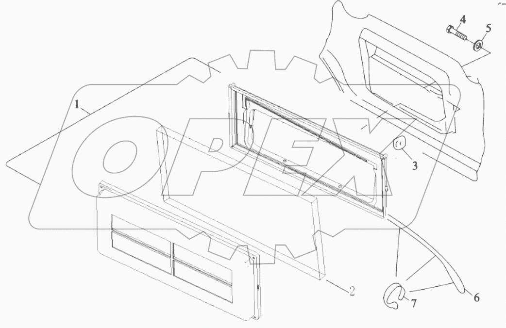  AIR INTAKE BOX ON CAB