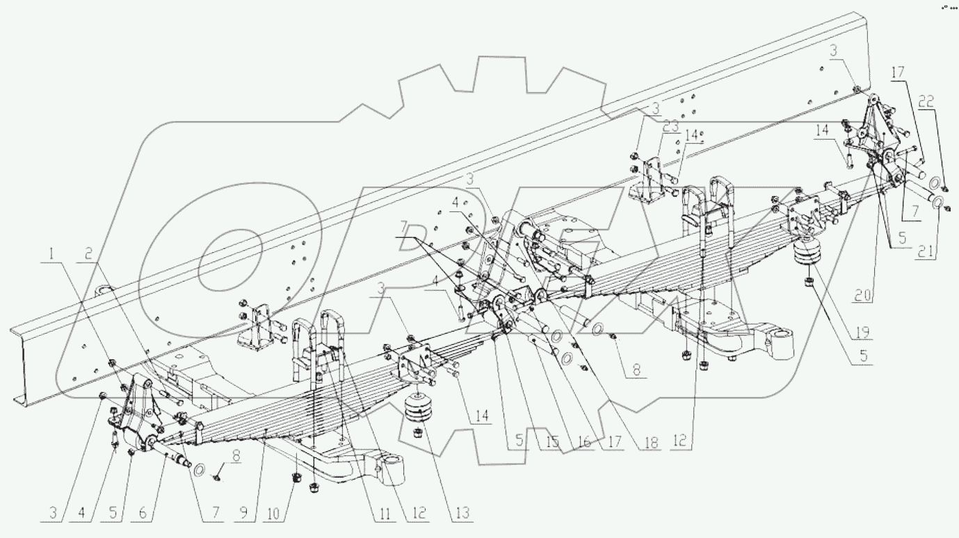 FRONT SUSPENSION DC95319690725