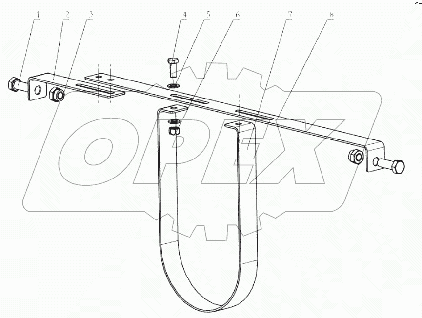  TRANSMISSION SHAFT PROTECTION FRAME