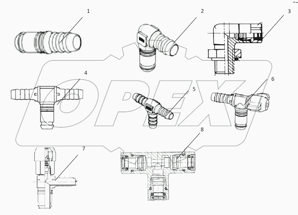  CONNECTING PARTS, LINE & NIPPLE JOINT