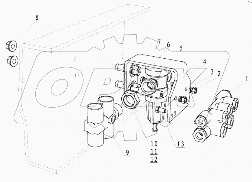  DISTRIBUTION FITTING ASSEMBLE