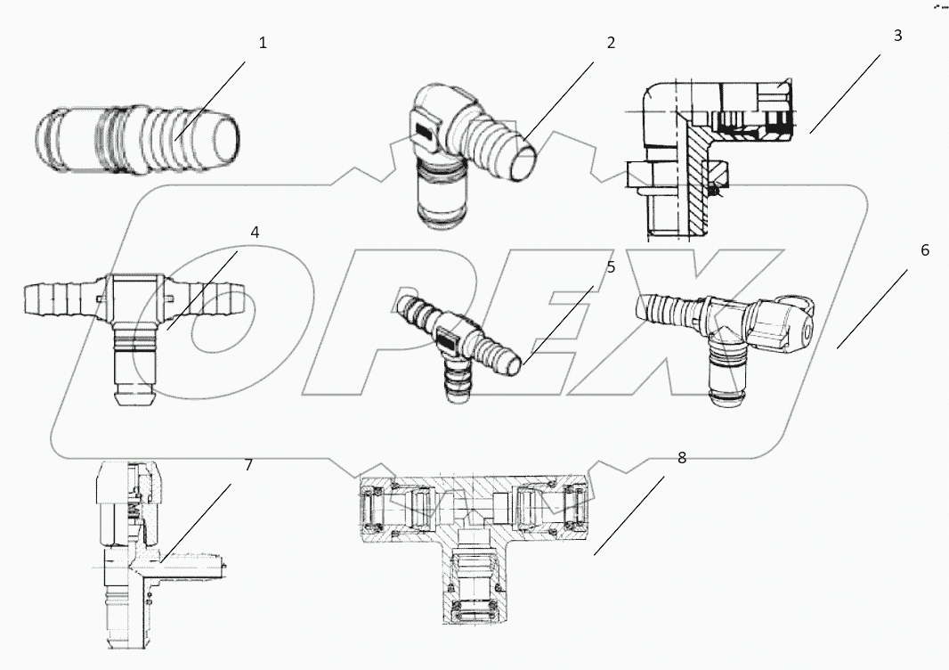  CONNECTING PARTS, LINE & NIPPLE JOINT