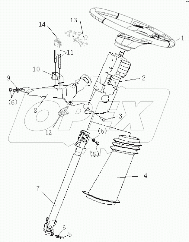  STEERING COLUMN ADJUSTABLE