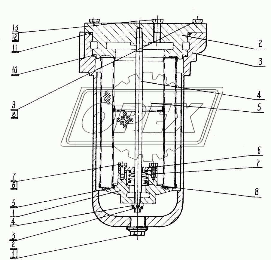 0Т12056 Фильтр тонкой очистки