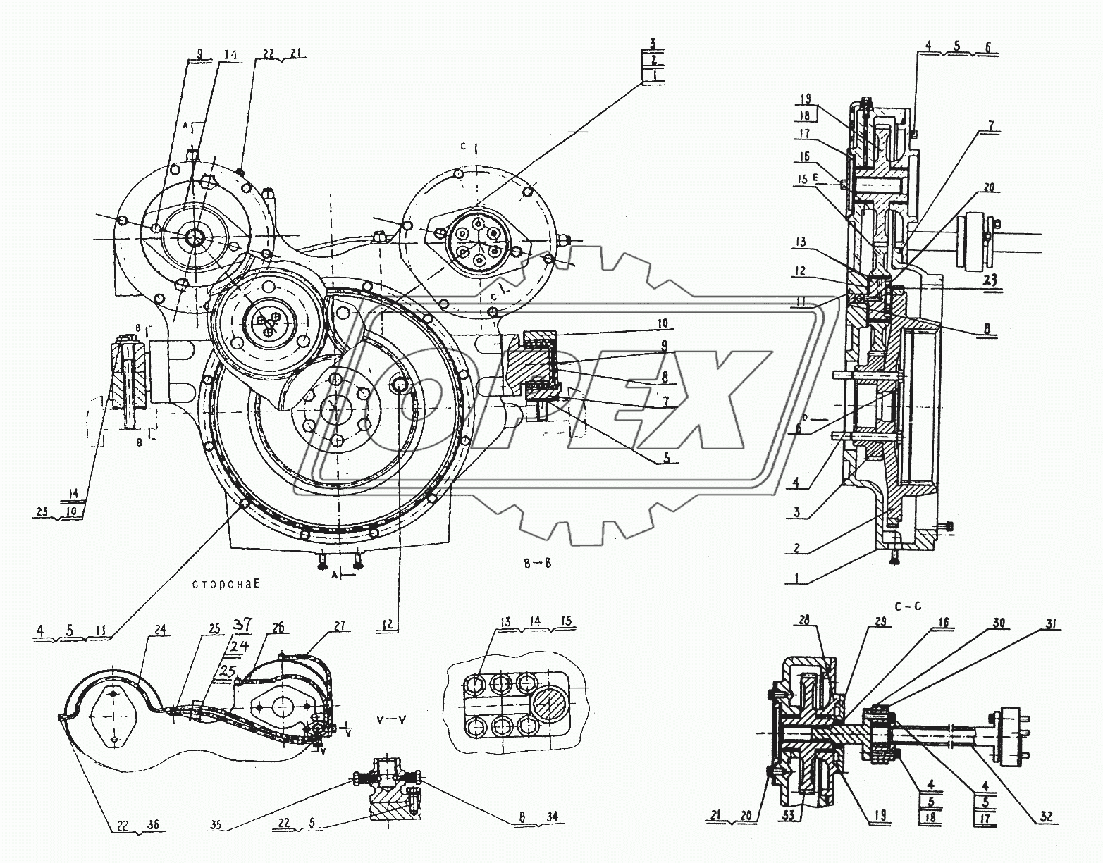 0Т42300 Раздаточная коробка