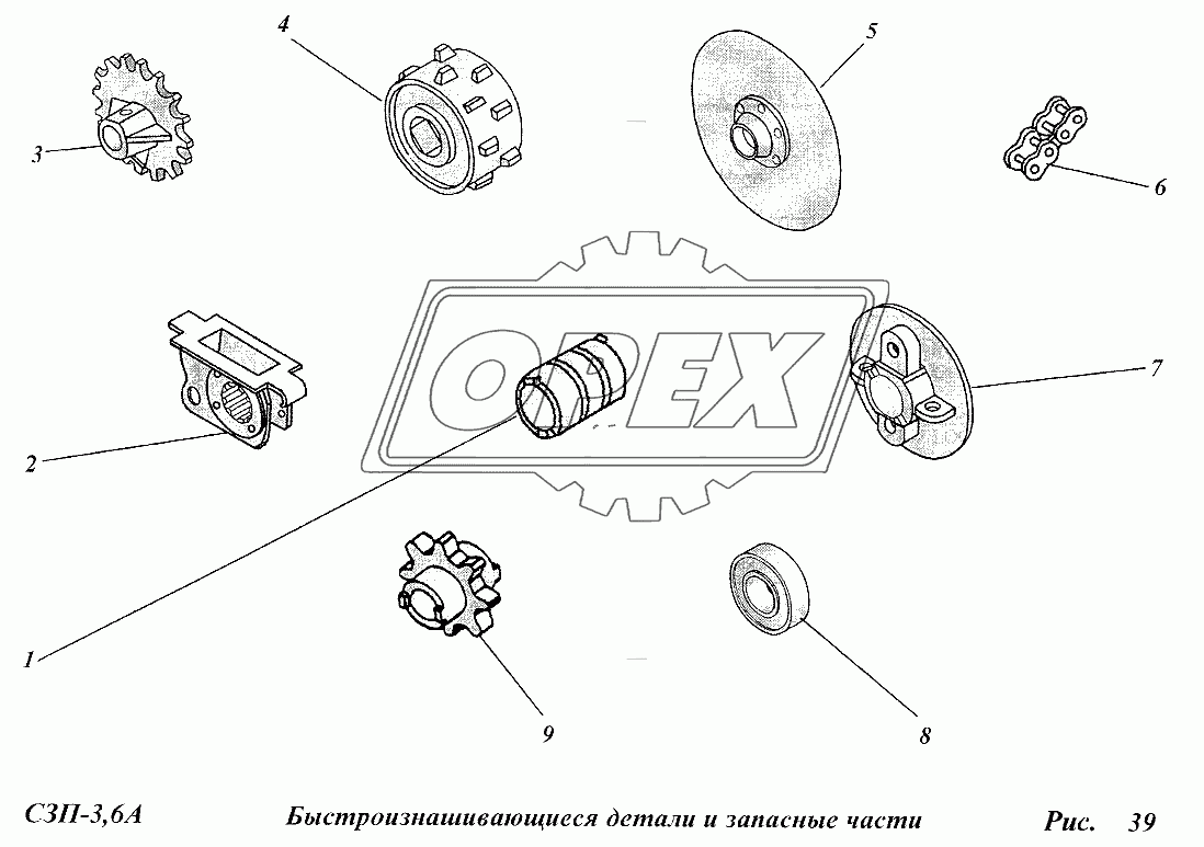 Быстроизнашивающиеся детали и запасные части 3