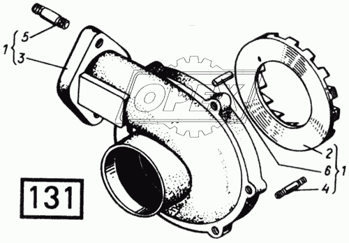 Корпус компрессора СМД-31, -31А, -31.01, 31Б.04