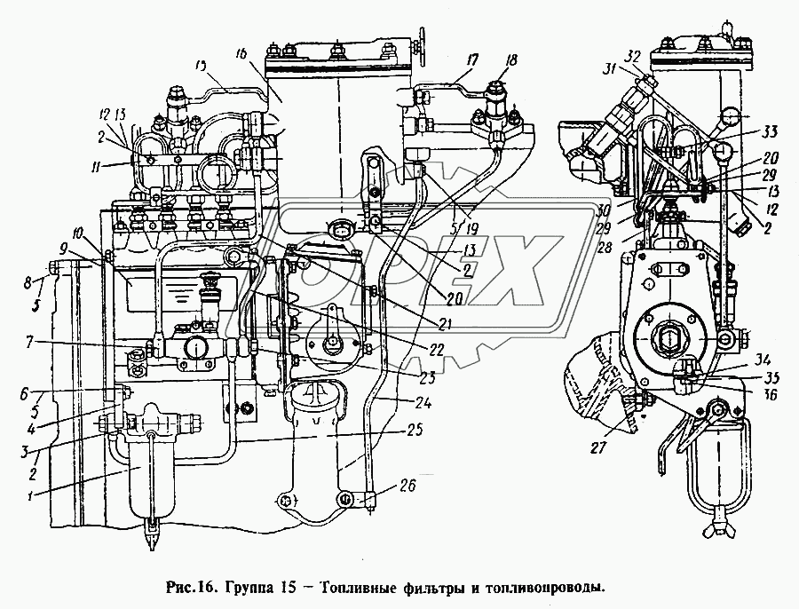 Топливные фильтры и топливопроводы