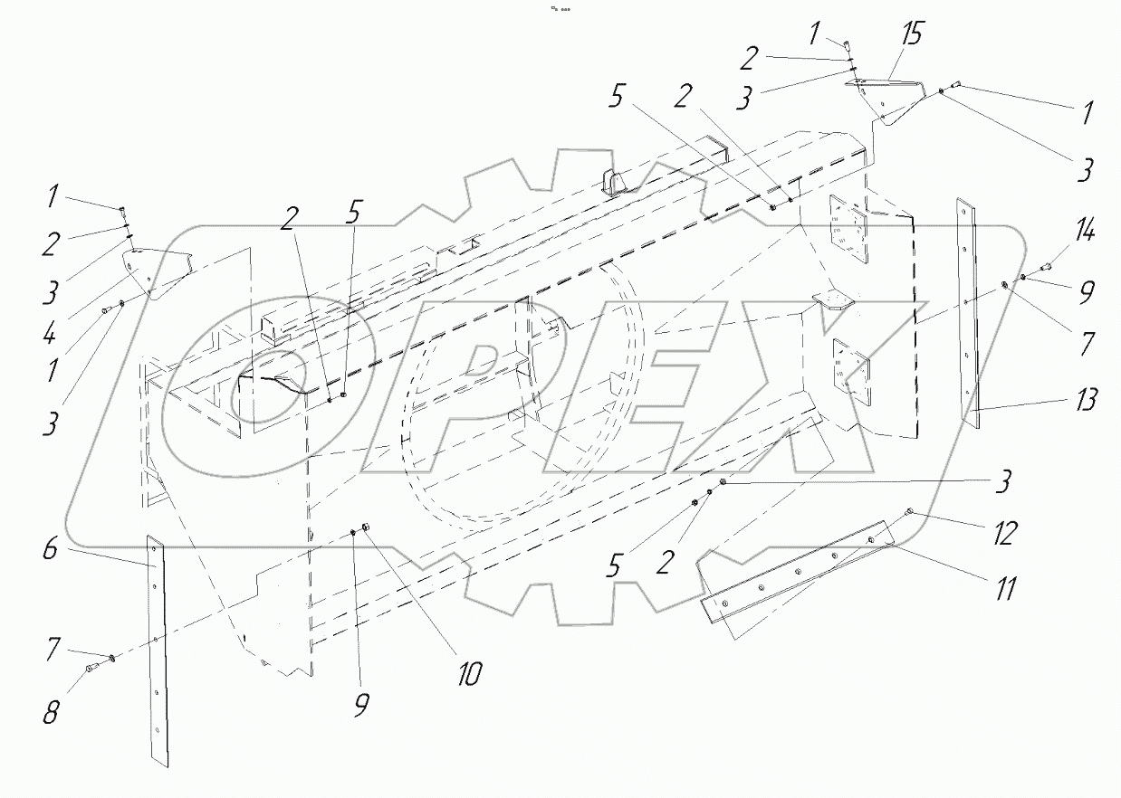  Установка ножей