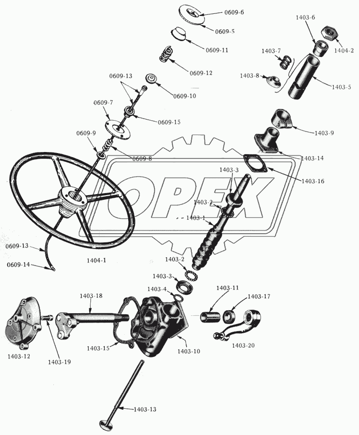 Колонка рулевая/Steering Gear