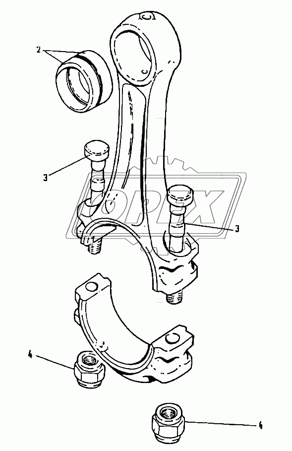 Шатун компл.