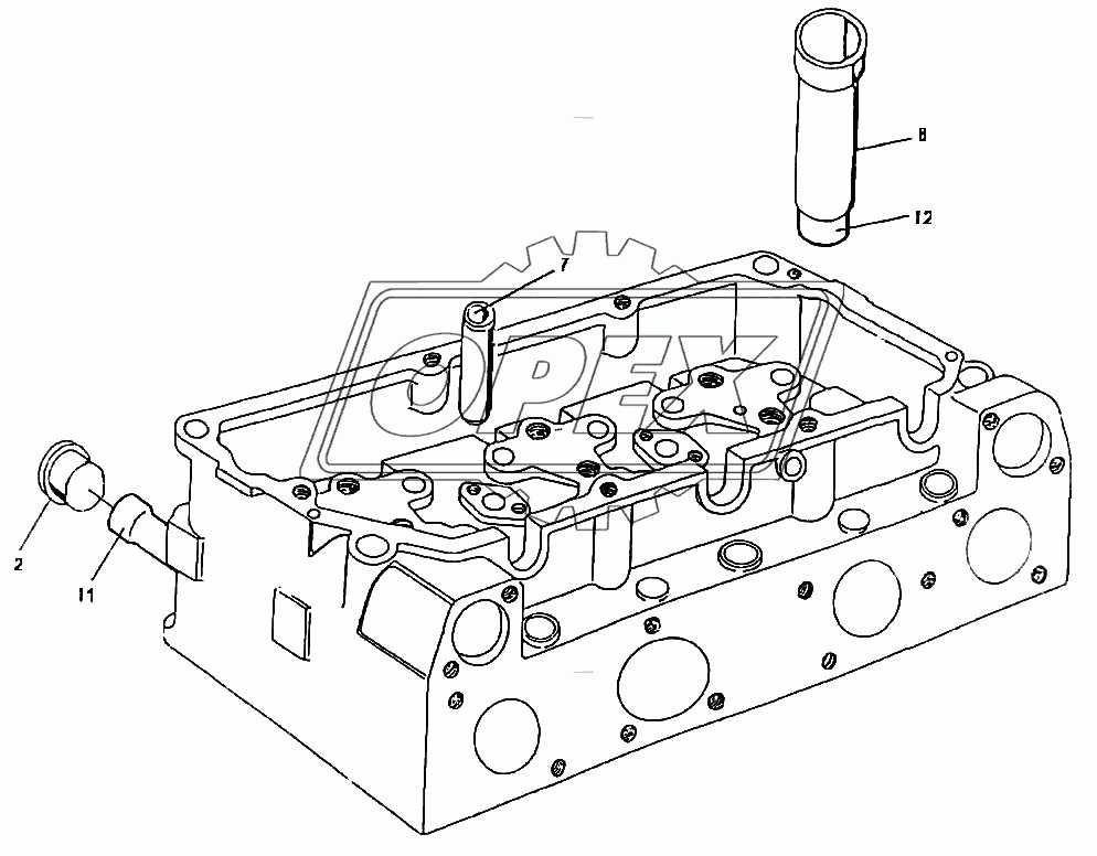 Головка цилиндров узел
