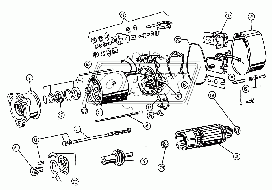 Стартер R22-17