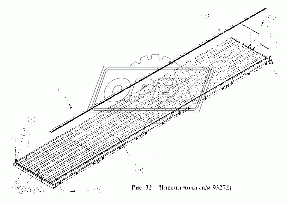 Настил пола 93272