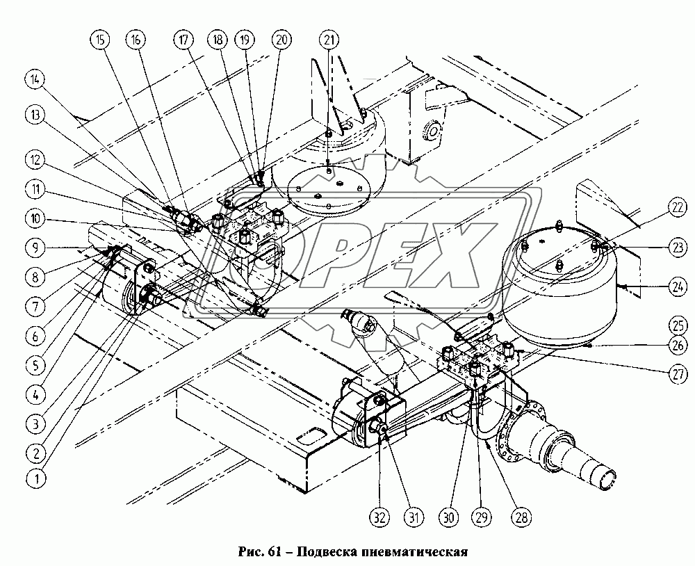 Подвеска пневматическая