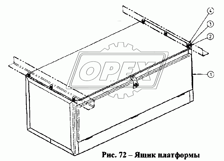 Ящик платформы