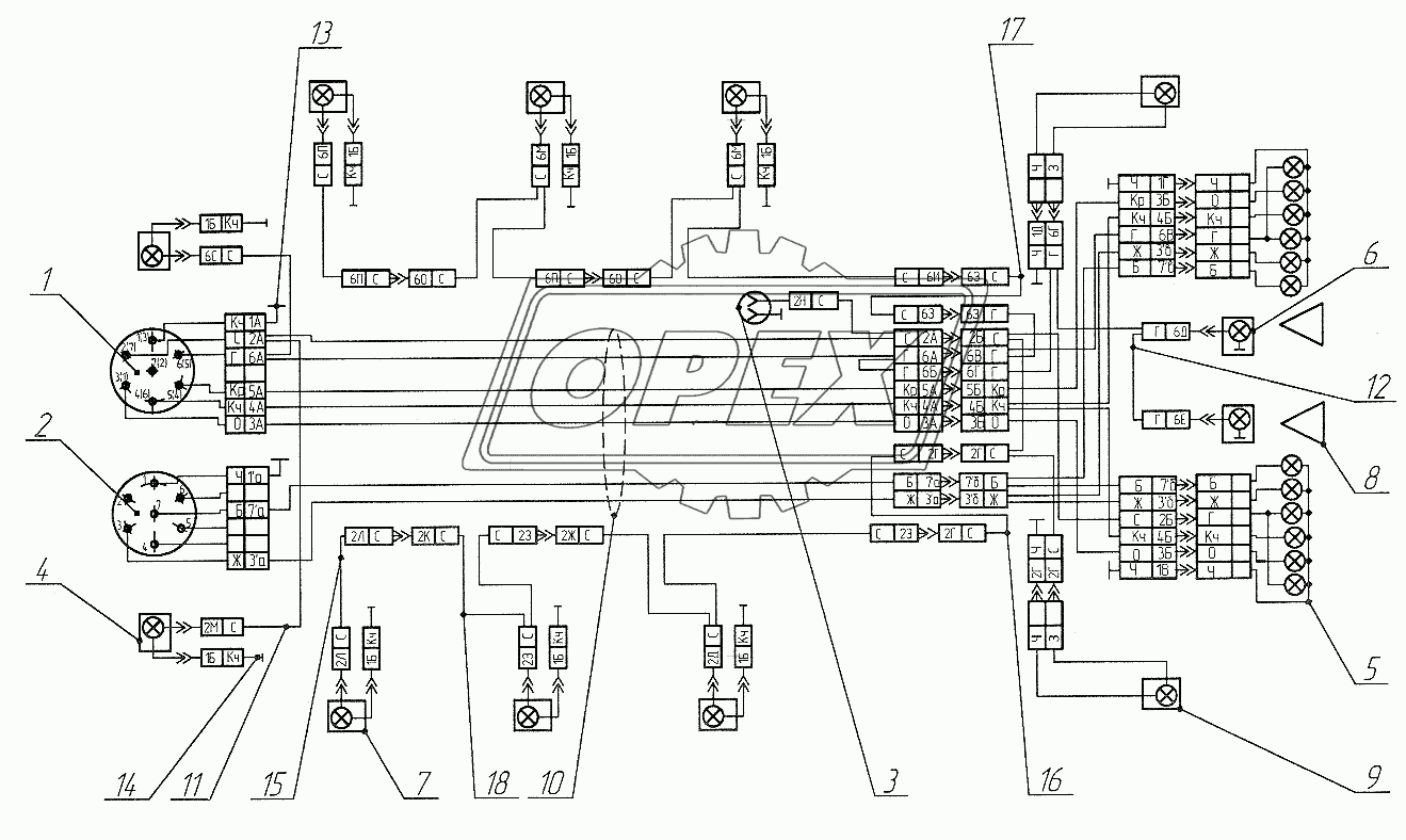 Корзина крепления запасного колеса