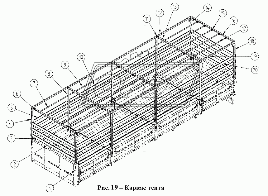 Каркас тента