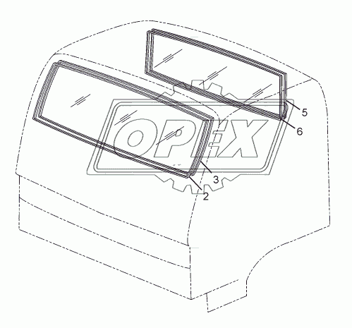 WIND SHIELD GLASS (LAMINATED)