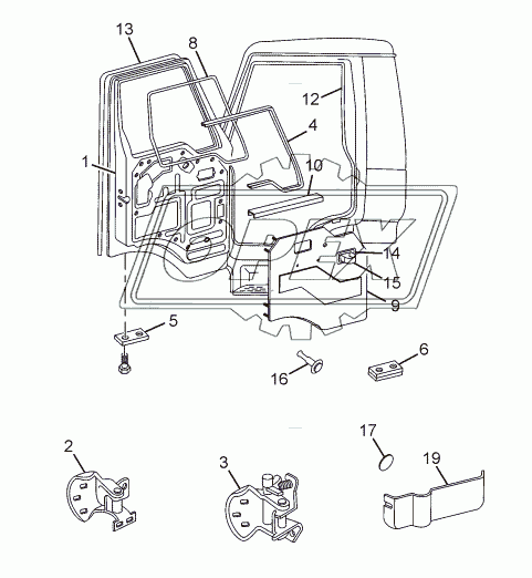 DOOR (TILT CAB)