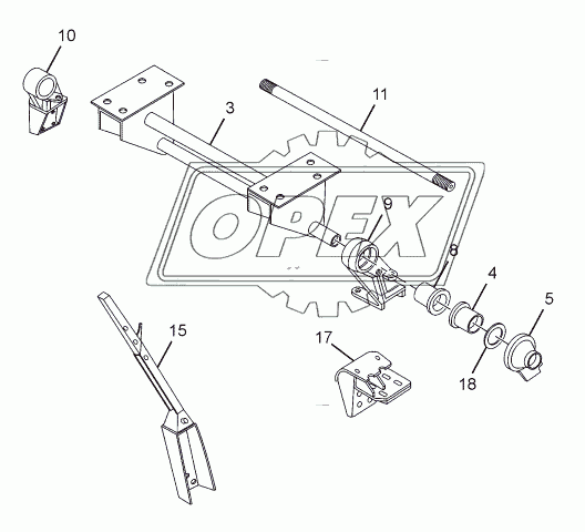 CAB MOUNTING (FRONT) (TILT CAB)