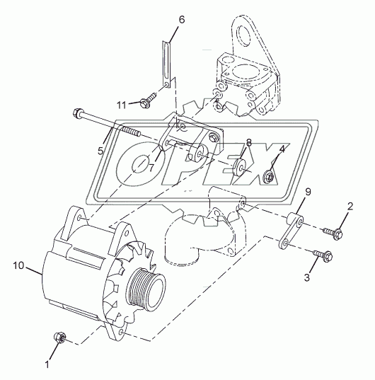 ALTERNATOR AND ALTERNATOR LOCATION