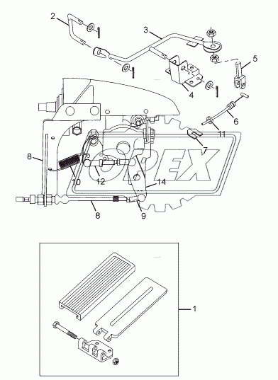 ACCELERATOR(TILT CAB)