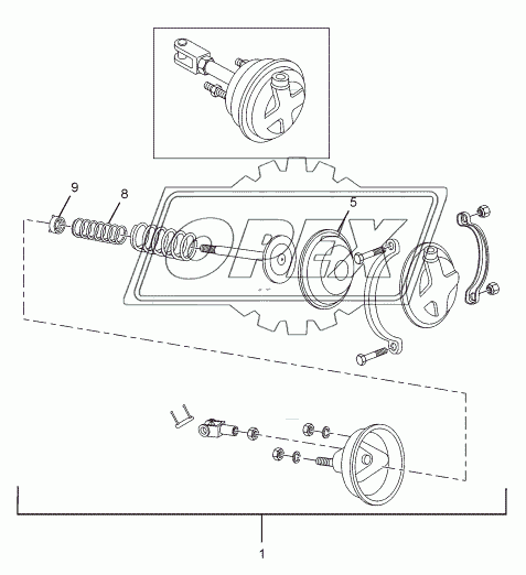 FRONT BRAKE CHAMBER