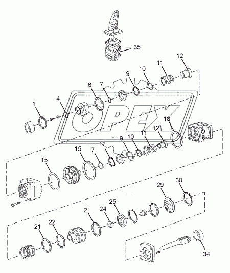 DUAL BRAKE VALVE