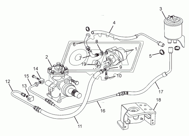 STEERING PIPE LINES